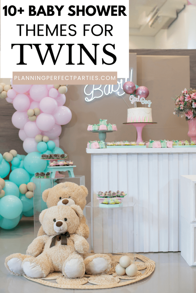 10+ Baby Shower Themes For Twins - PPP Blog Pin 2